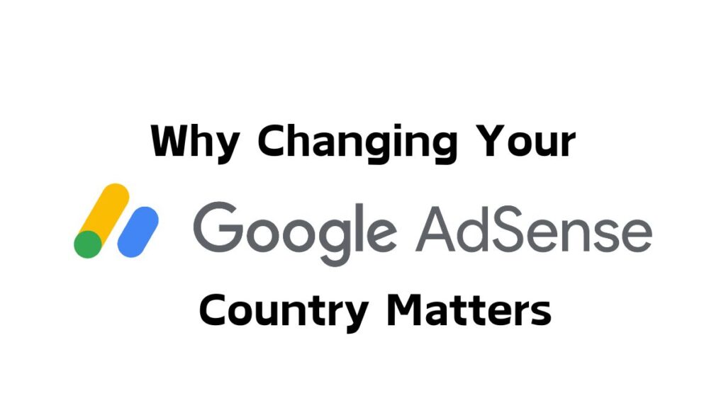 Country from Google AdSense Account