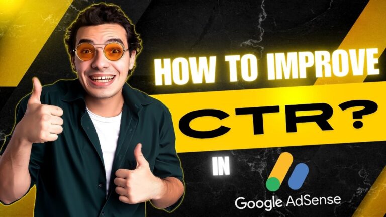 What is CTR in Google AdSense