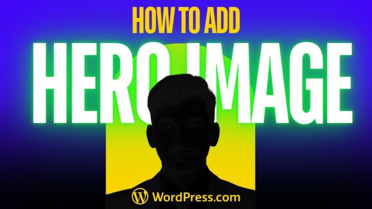 How to Add a Hero Image in WordPress