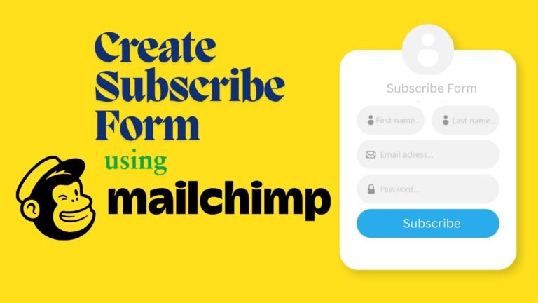 Create a Mailchimp Subscribe Form in WordPress