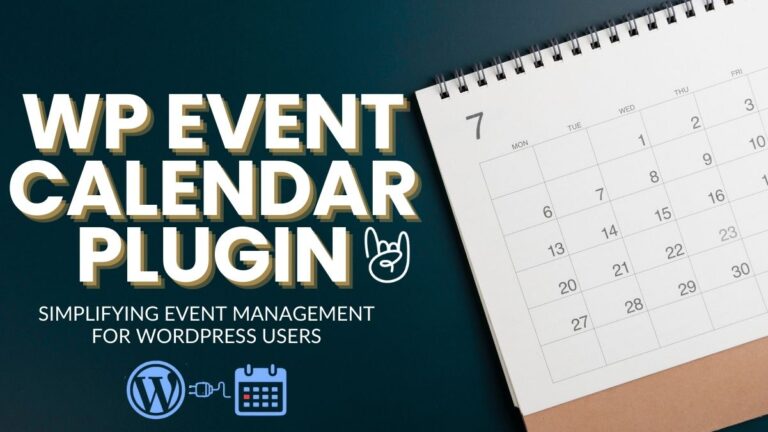 WP Event Calendar Plugin