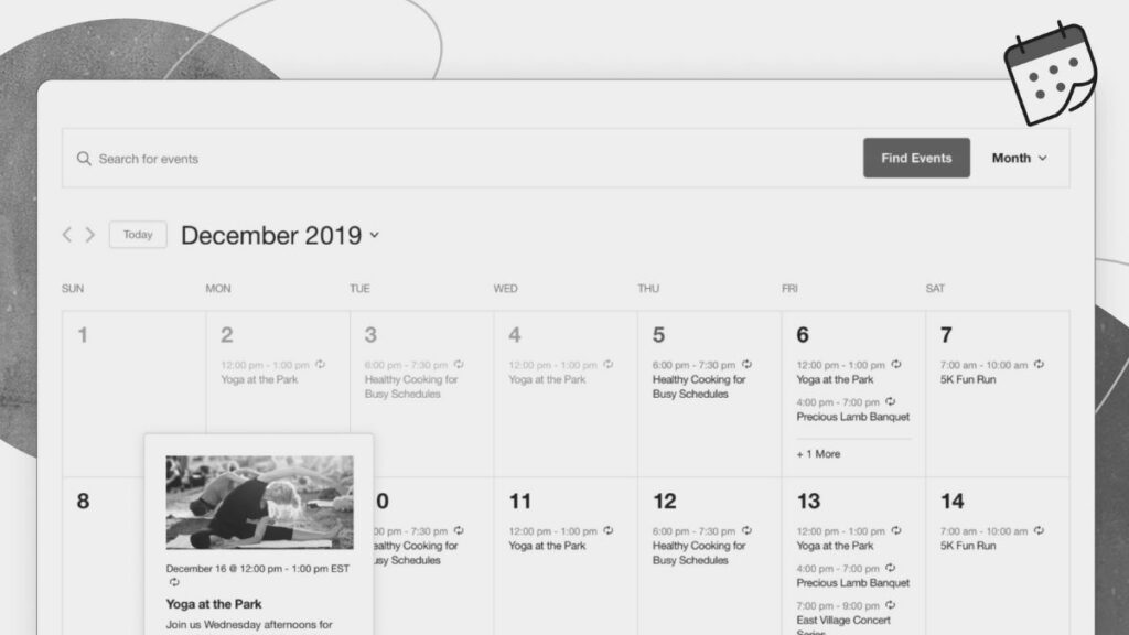 WP Event Calendar Plugin