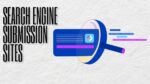 Person manually submitting a website URL to a search engine submission site for indexing